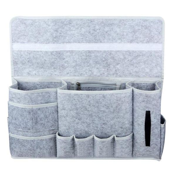 

storage bags 12 pocket bedside felt bag table cabinet organizer phone pen remote control environmental