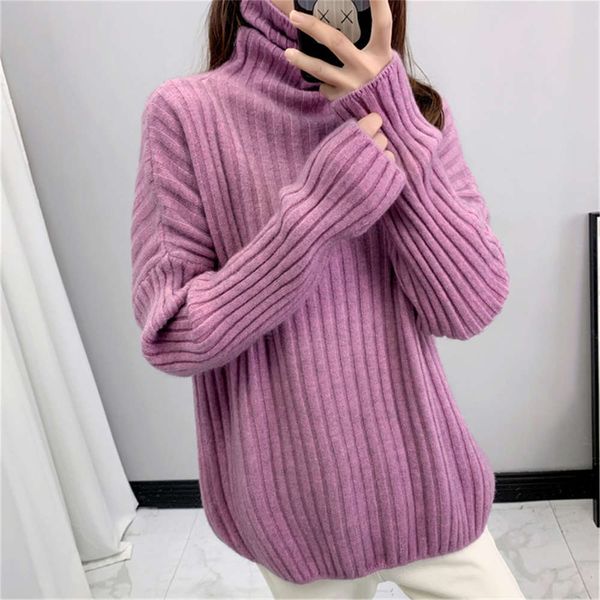 

women's sweaters sweatersnet red women's clothing autumn winter turtleneck loose and lazy style sweater korean pullover 1ew6, White;black