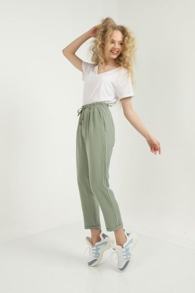

women's pants & capris water green beli laced with hidden pocket aerobin summer spring season casual cut modern design sports women bot, Black;white