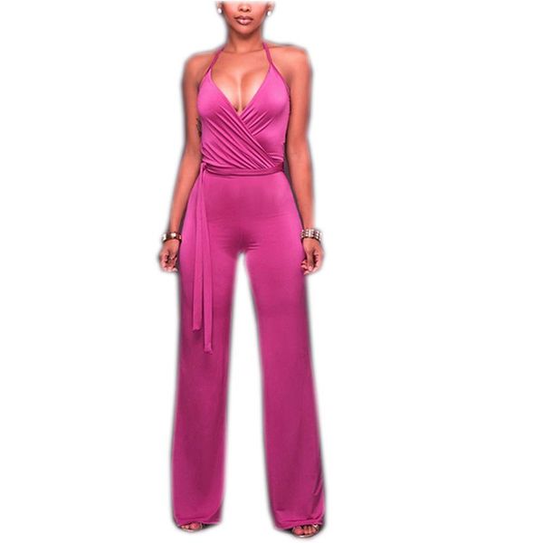 

women's jumpsuits & rompers canis jumpsuit women clubwear v neck playsuit sleeveless jumper bodycon party female summer backless romper, Black;white