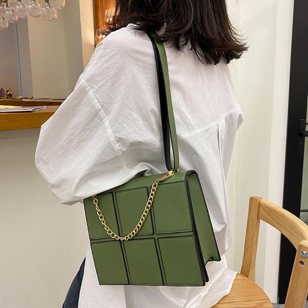 

evening bags vintage pu leather crossbody for women luxury trending chain ladies shoulder female handbag totes