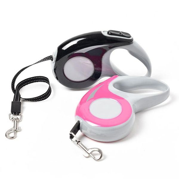 

dog collars & leashes automatic retractable durable leash extending puppy walking running leads for small dogs pet supplies nylon cat lead