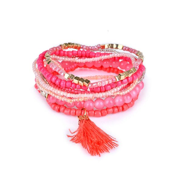 

bracelet bohemian bracelet with multi-layer ocean style, Golden;silver