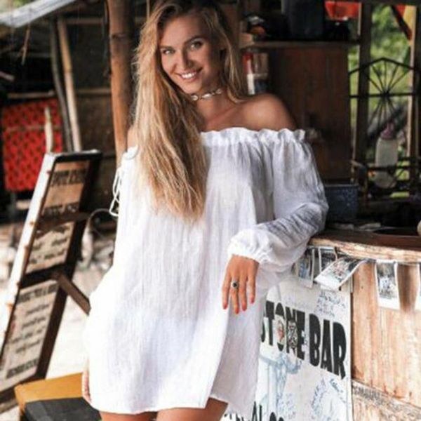 

beach bikini cover up women dress robe de plage swim womens bathing suit crochet swimwear summer women's, White;black