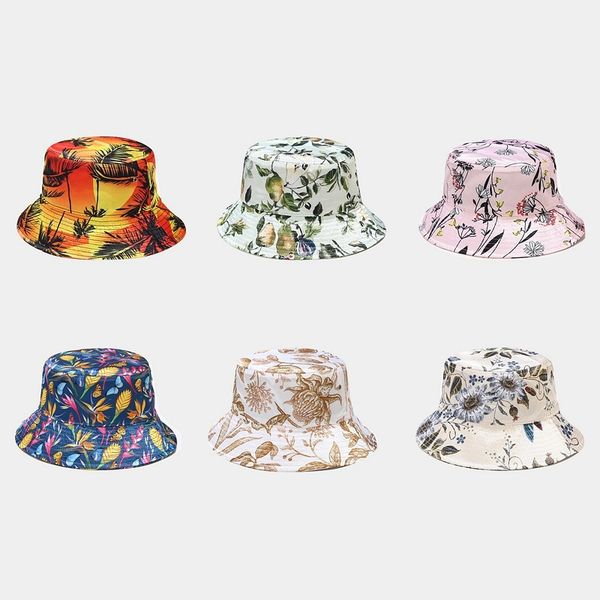 

2021 new fisherman's hat women's spring and summer outdoor folding sunscreen hat new basin hat