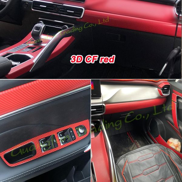 

interior central control panel door handle 3d 5d carbon fiber stickers decals car-styling cover products accessories for geely coolray year