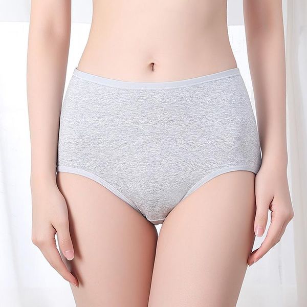 

women's panties 4 pcs high waist womens cotton solid buttock lifting breathable briefs underwear lingerie female intimates, Black;pink