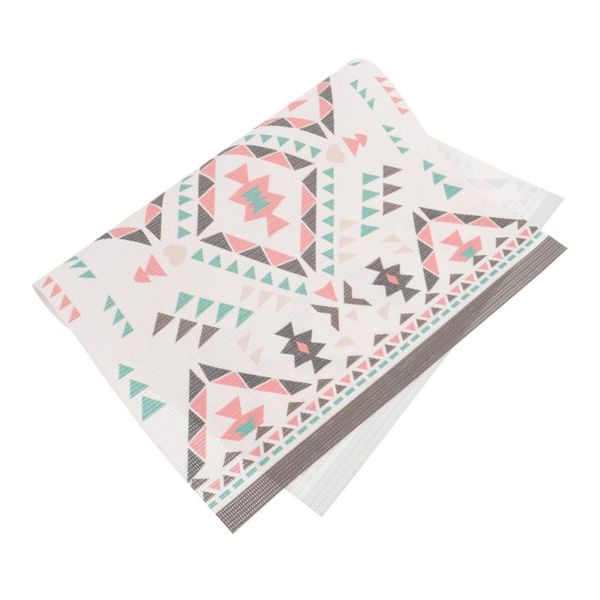 

mats & pads 1 set 4pcs bohemia style table waterproof placemats (assorted color)