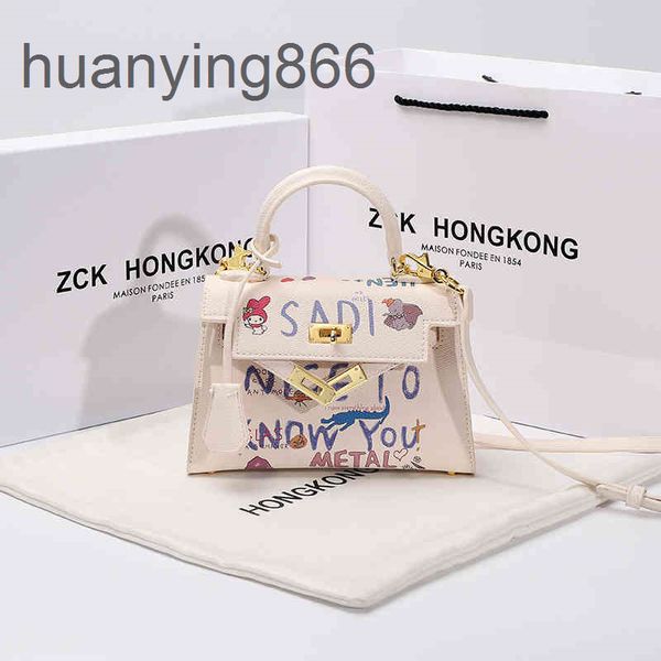 

brand h bags designer luxury shoulder handbags hong kong genuine leather second generation graffiti kelllys bag versatile mini small advance