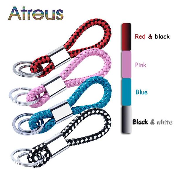 

keychains 1pcs car-styling pu key ring keychain chain for hyundai creta tucson x5 e53 vw golf 4 7 5 tiguan kia rio sportage 2021, Silver