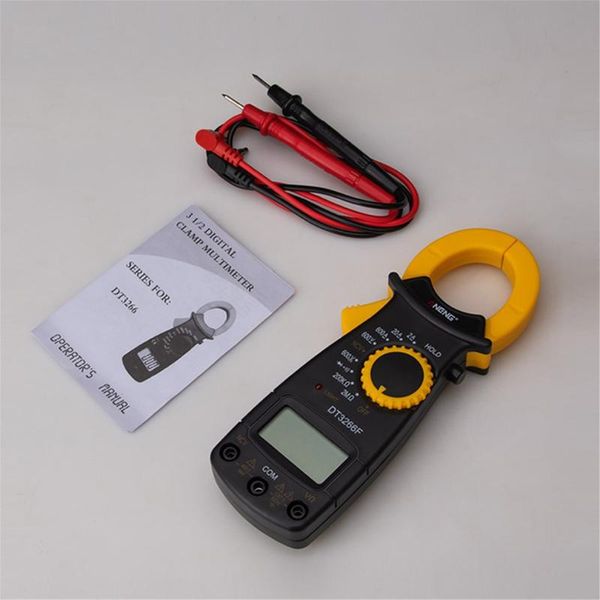 

multimeters ncv digital clamp meter multimeter amperemeter ac/dc voltage resistor diode tester data hold with buzzer aneng dt3266f/l