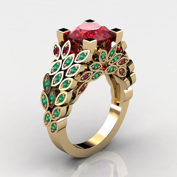 

selling plated ring beset sanjie accessories flower color diamond gold plated inlaid alloy, Silver