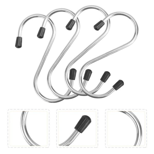 

fishing hooks 20pcs kitchen home s-shape stainless steel (silver)