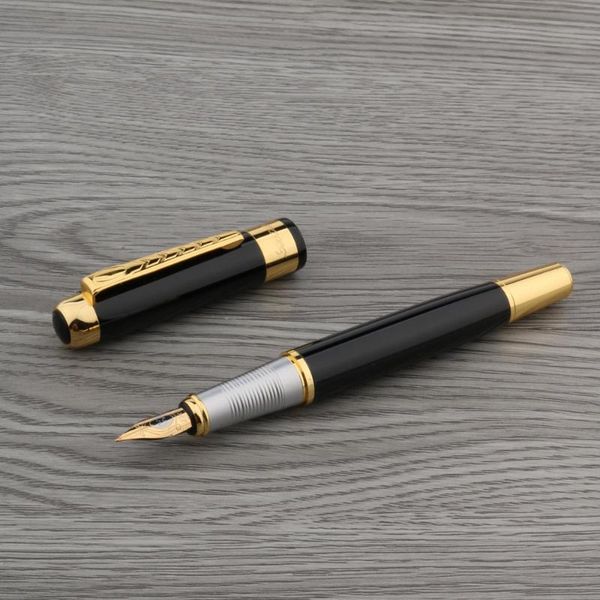 

chouxiongluwei metal black 250 office luxurious golden m gift fountain pen pens