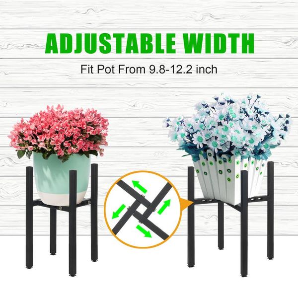 

adjustable metal flower pots rack plant stand modern display holder succulent shelf support garden decoration planters &