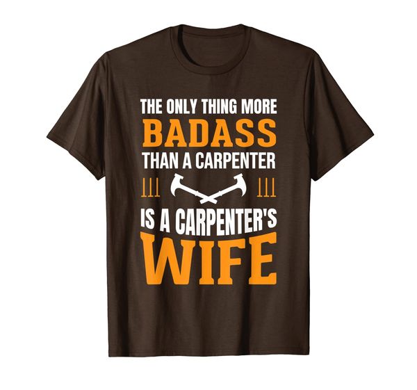 

funny carpenter wife quote saying gift shirt, White;black