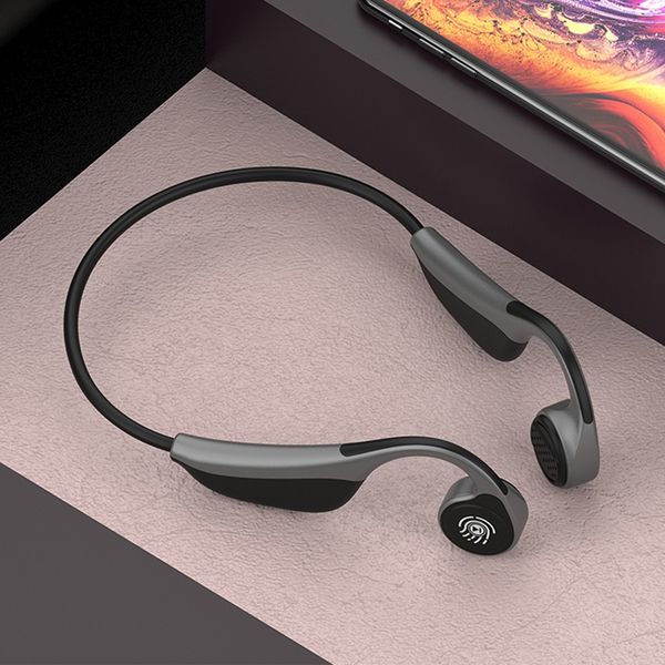 

new v9 wireless bluetooth 5.0 headphones bone conduction earphone outdoor sport headset with microphone headsets