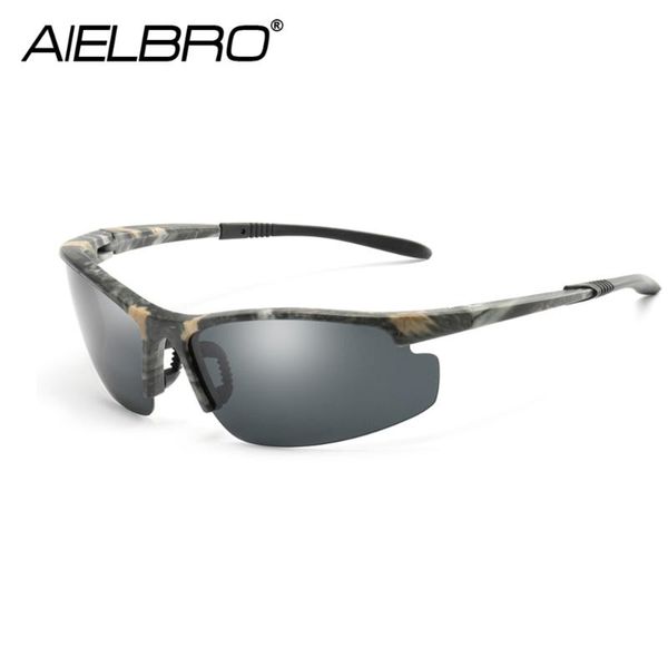 

outdoor eyewear aielbro cycling glasses polarized men's windproof protective night vision fishing sunglasses 2021