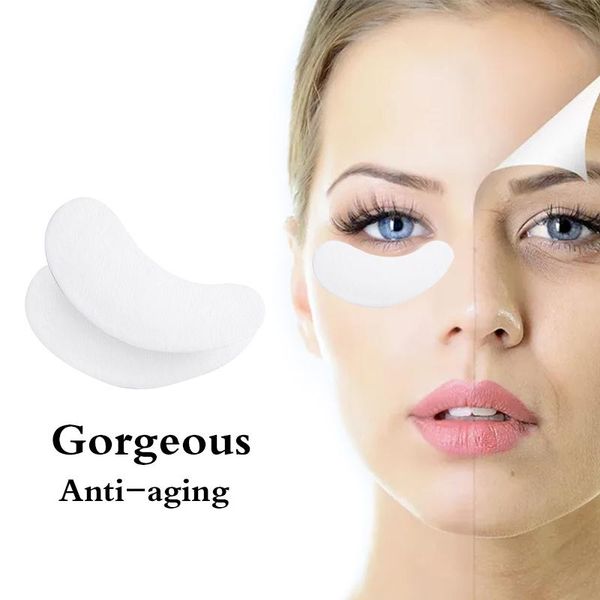 

false eyelashes 100/200pair wholesale hydrogel gel eye patches eyelash extension patch grafted paper lash sticker makeup tools
