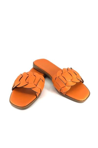 

babs orange women 's slippers, Black