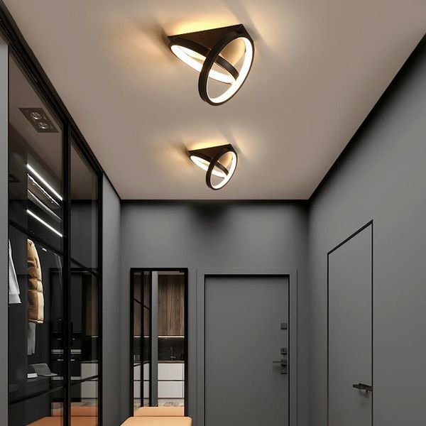 

ceiling lights fashion black&white led light t for living room dining kitchen bedroom modern lamp chandelier fixture