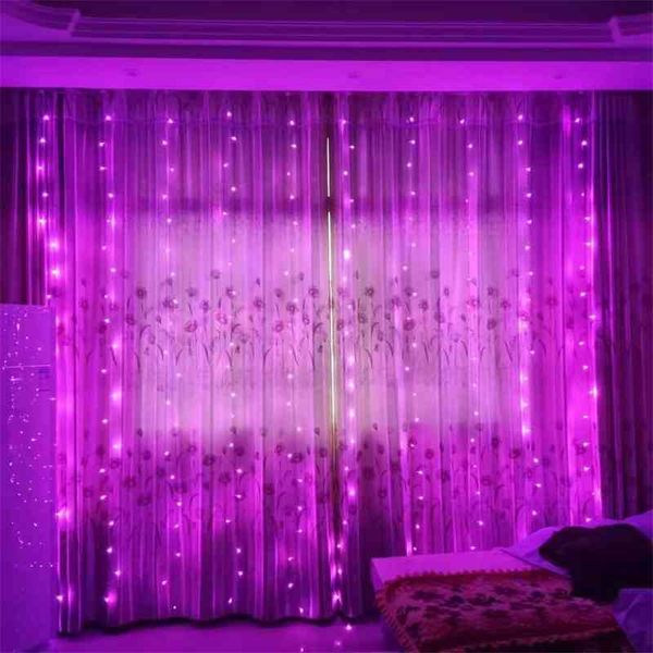 

indoor and outdoor led usb3 * 3200 seven color synchronous curtain lamp