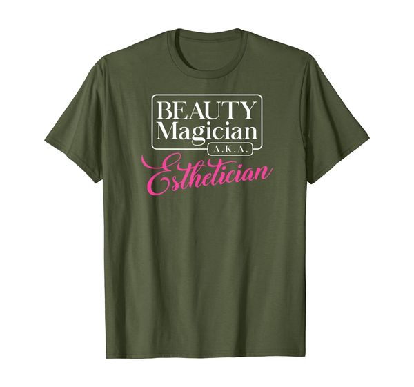 

cute shirt for estheticians perfect for beauty magician, White;black
