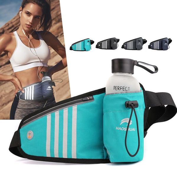 

weysfor vogue running waist bag sport belt pouch mobile phone case men women hidden gym sports pack bags