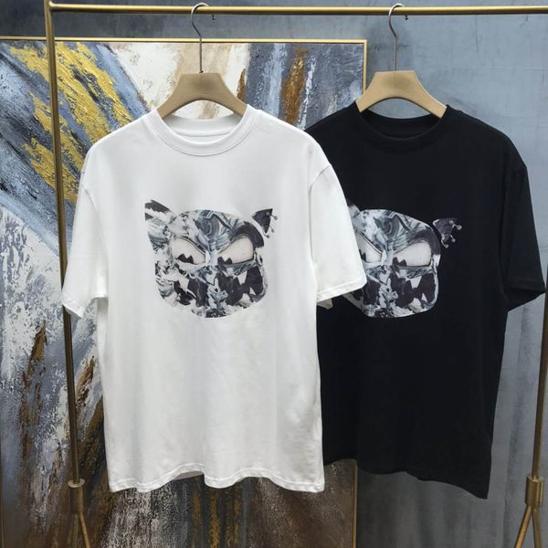 

2021ss summer men t-shirts cotton shirts solid color short sleeve tees slim breathable men's streetwear male us size s-xxl the bear cl, White;black