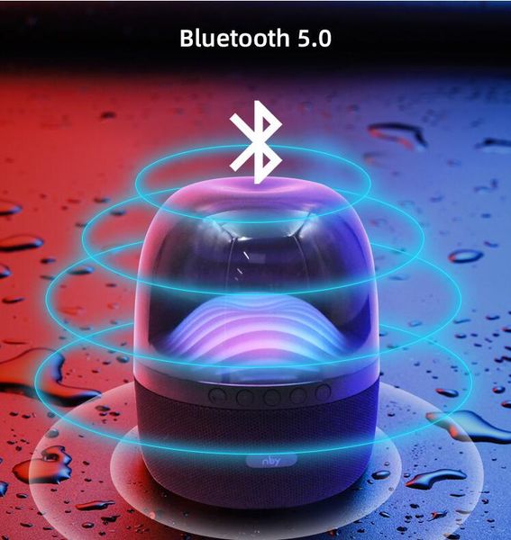 Harman Kardon Mini Transparent Imitation Glass Wireless Bluetooth Speaker Lantern Car 3D Surround Sound