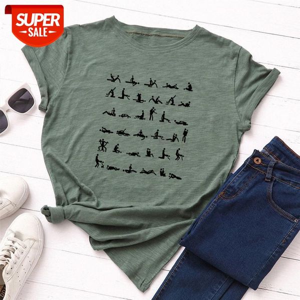 

women's loose round neck short-sleeved cotton t-shirt t166 #wf1z, White