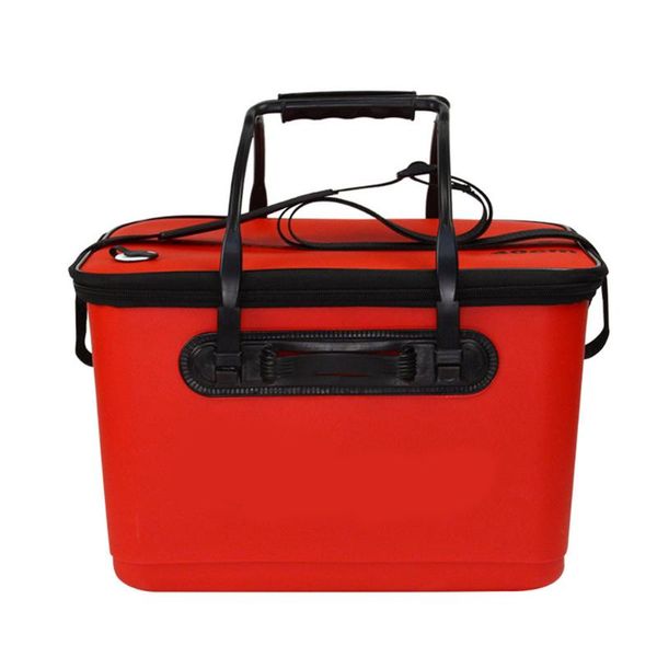 

selling fishing bucket box storage container carrier portable with handle for outdoor camping accessories