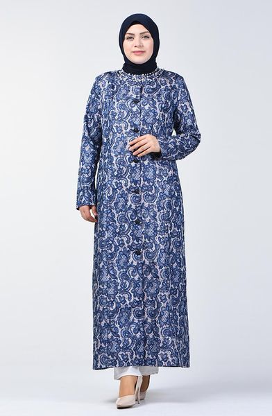 

ethnic clothing minahill large size with pearls oat 0821-01 navy, Red