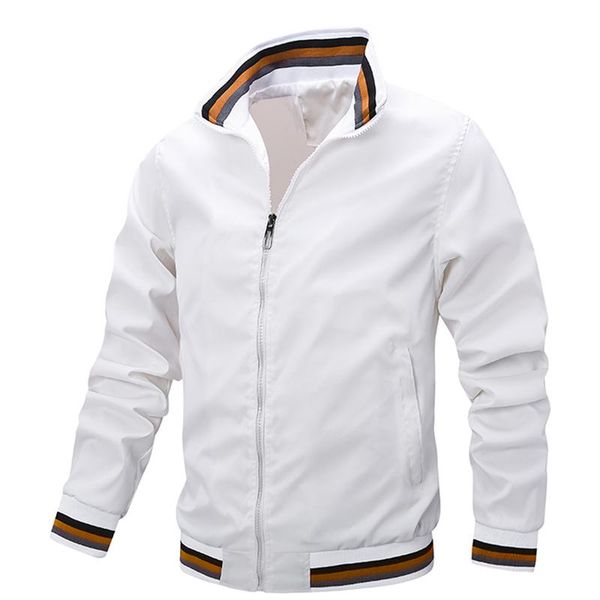 

men's jackets brand 2021 spring collar jacket men coat windproof waterproof autumn coats fashion casual, Black;brown