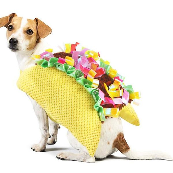 

cat costumes creative pet cos clothing hamburger funny and dog costume halloween theme party props s/m/l