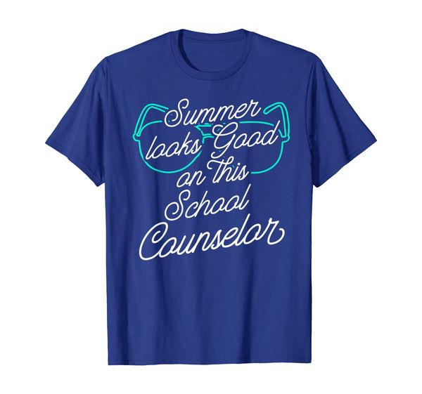 

School Guidance Counselor Staff Summer Vacation Art T Shirt, Mainly pictures
