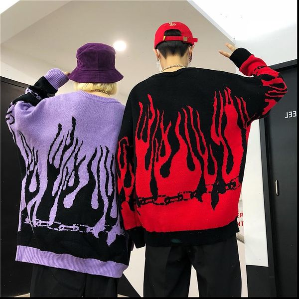

harajuku sweater women sweaters fashion pattern printed hip hop female autumn streetwear loose casual pullover, White;black