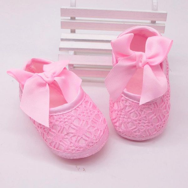 

first walkers luxury shoes for born baby girls soft soled non-slip bowknot footwear crib pour bÃ©bÃ©s 2021
