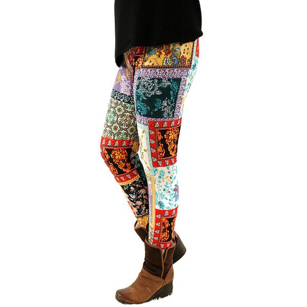 

leggings fashion women's large plus size, Black