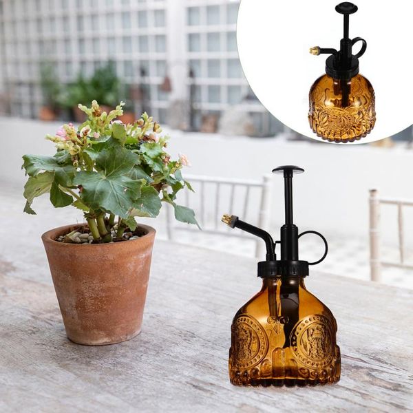 

storage bottles & jars 1pc european style watering sprinkling pot retro relief glass spray