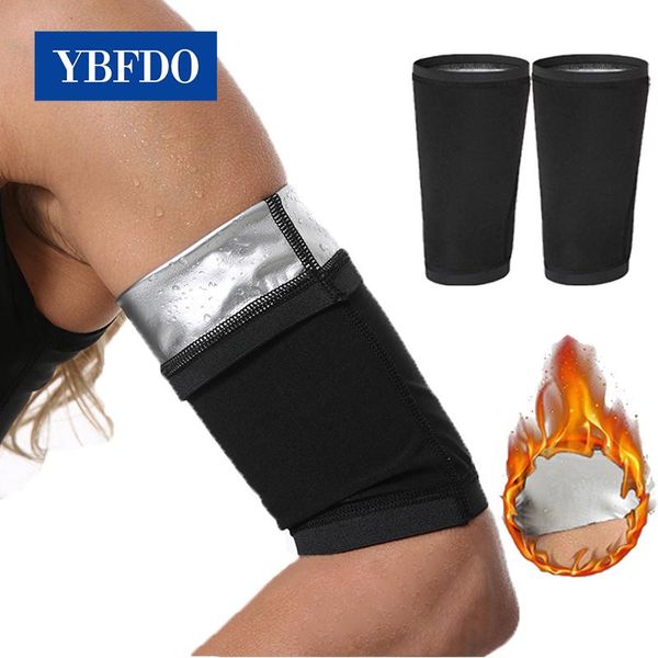 

elbow & knee pads ybfdo women arm shaper slimming trimmer shapers sweat sauna control shapewear adelgazar sleeve slimmer pad, Black;gray