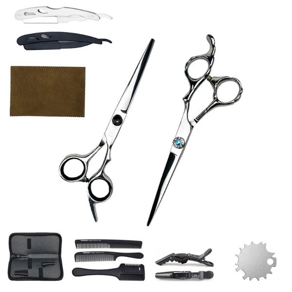 

hair scissors 6" 440c hairdressing cutting shears thinning professional barber shop