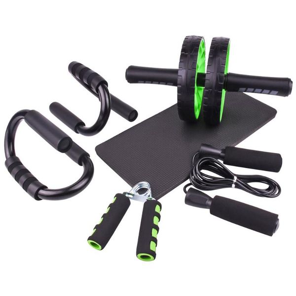 

roller wheel fitness resistance bands jump rope push up bar stand home gym and exercise equipment muscle grip training set accessories