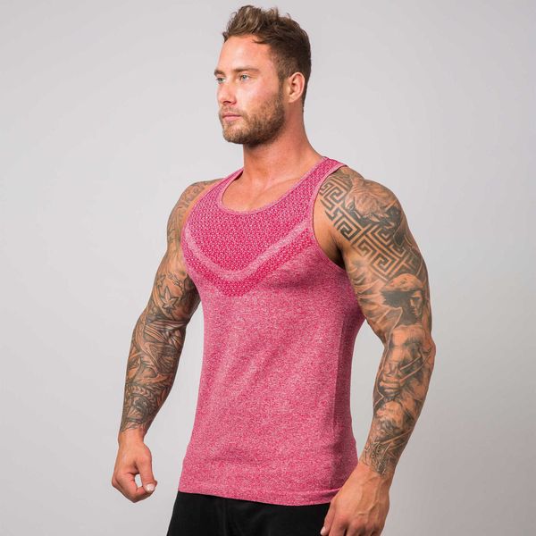 

new muscle fitness quick drying sports vest men's summer fitness sleeveless t-shirt running basketball training clothes, White;black
