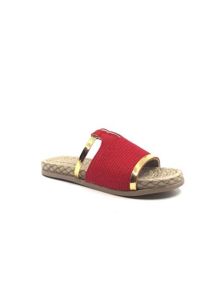 

slippers women's red casual summer straw 1998, Black