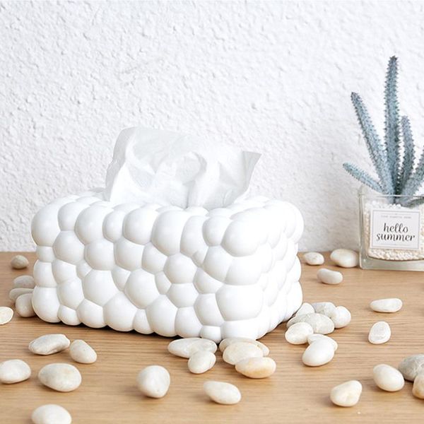 

tissue boxes & napkins pebble creative resin box living room coffee table