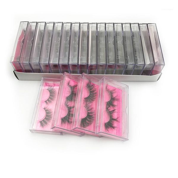 

rainsin 28 mm 16 styles lm01-lm16 30 pairs dramatic long mink lashes make up full strip 25 reusable with plastic box1