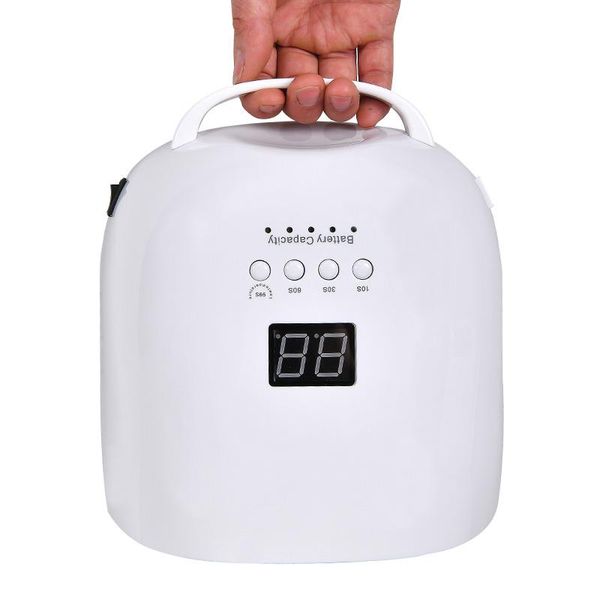 

nail dryers 86w rechargeable lamp red light manicure wireless nail's art nails dryer machine cordless uv led