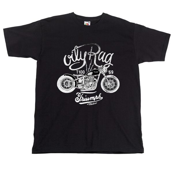 

cafe racer t shirt triumph tee vintage motorcycle tshirt, White;black