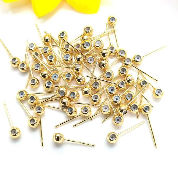 

color protection rubber bead gel adjustment earrings